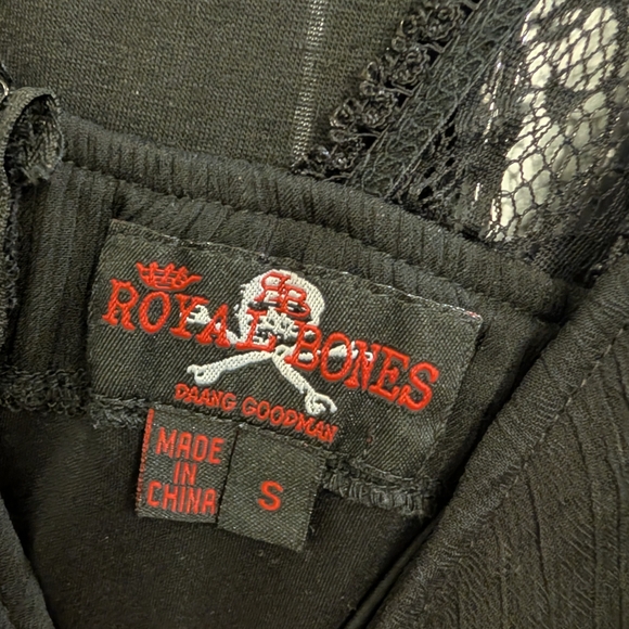 Royal Bones Black Lace Midi Dress - Picture 10 of 12